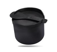 REISHUNGER Cuiseur à Riz Micro-Ondes (1,7l) - noir - Pour un riz parfaitement cuit en seulement 12 minutes