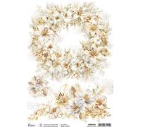Reispapier Decoupage Bastelpapier Ciao Bella für A4-Decoupage - Blessing Day Tangle of lilies