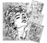Reispapier Decoupage Bastelpapier Ciao Bella für A4-Decoupage - Meaningful Memories