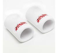 Reisport Bracelets de Gymnastique Blancs, Unisexe, Taille Unique, 12,7 cm, Protection du Poignet, poignées de Gymnastique, Bandeaux Anti-Transpiration
