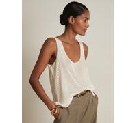 Reiss Atelier Laser-Cut Vest Top