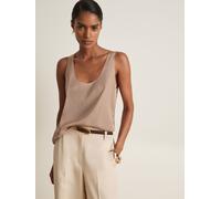 Reiss Atelier Laser-Cut Vest Top