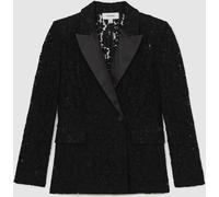 Reiss Blazer de smoking à double boutonnage en dentelle Reiss Delphine