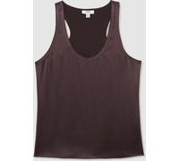 Reiss Gilet à col dégagé Reiss Jet en soie