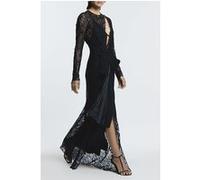 Reiss Hannah-lace Maxi Dress Black Taille: 8 | Robes longues Outlet | Femme | Le Noir
