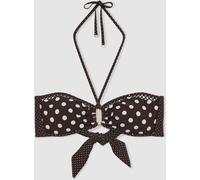 Reiss Haut de bikini bandeau Reiss Janina Imprimé à pois