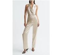 Reiss Martine Jumpsuit Silver Taille: 12 | Salopettes Outlet | Femme | Gris