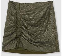 Reiss Mini-jupe froncée avec ornements de cristaux Reiss Jules Vert kaki EU 40 (UK 12)