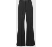 Reiss Pantalon évasé Reiss Priya taille haute en sergé