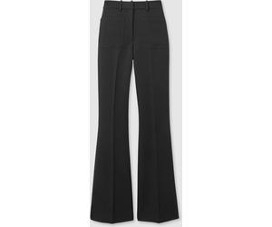 Reiss Pantalon évasé Reiss Priya taille haute en sergé