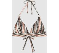Reiss Reiss Black/Brown Charlie Triangle Halterneck Bikini Top
