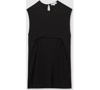 Reiss Reiss Black Chelsea Corset Jersey Mini Dress Black EU 32 (UK 4)