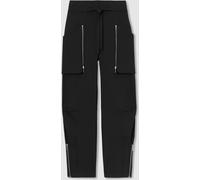Reiss Reiss Black Louisa Atelier Zipped Crepe Trousers