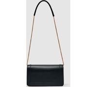 Reiss Reiss Black Talia Leather Chain-Strap Shoulder Bag