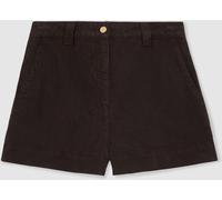 Reiss Reiss Chocolate Brown Carmen Lyocell-Linen Shorts Chocolate Brown EU 32 (UK 4)