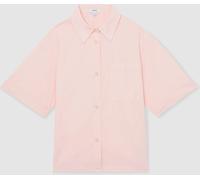 Reiss Reiss Coral Jordan Cotton Short-Sleeve Shirt Coral 14
