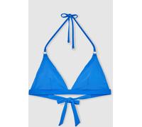 Reiss Reiss Cornflower Blue Charlie Triangle Halterneck Bikini Top