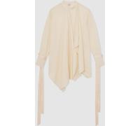 Reiss Reiss Cream Scarlet Reiss Royal Ballet Tie-Cuff Blouse