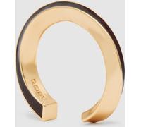 Reiss Reiss Gold Thea Tone Twist Enamel Cuff Bracelet