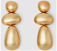 Reiss Reiss Gold Tone Dinah Dome Drop Earrings
