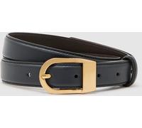 Reiss Reiss Hazel Leather Curved-Buckle Belt bleu XL (FR 50-52)