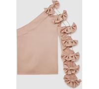Reiss Reiss Pale Pink Adabel Reiss Royal Ballet Bow-Sleeve Top