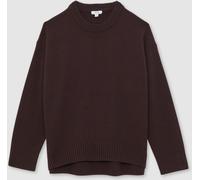 Reiss Reiss Plum Ella Wool-Cashmere Crew-Neck Jumper