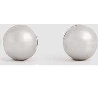Reiss Reiss Silver Tone Pollie Polished Ball Huggie Earrings