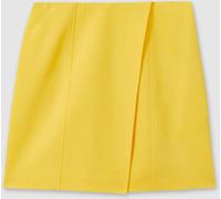 Reiss Reiss Yellow Cleo Cross-Over Mini Skirt Yellow EU 38 (UK 10)