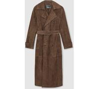 Reiss Trench-coat en daim ceinturé Reiss Hattie