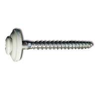 Reisser-Schraubentechnik 69132/1 RAL9002 Lot de 200 vis spengling en acier inoxydable A2 avec tête revêtue Gris blanc 4,5 x 35 TX20