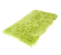 Reissner Lammfelle Tibet Peau de Mouton de Mongolie Tapis rectangulaire - Grand sélecteur de Couleur JAY10 Couleur Vert Tilleul/Vert Clair