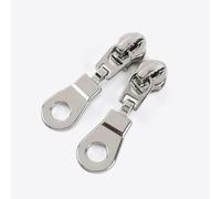 Reißverschluss ersetzen. Kit de réparation de tirettes de fermeture éclair, lot de 5/10 curseurs en alliage de zinc for fermetures éclair en nylon, multicolore(Silver,10Pcs)