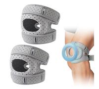 Reiteag Genouillère Ecopatch, Genouillere Arthrose Genou Ecopatch, Support De Genou, Stabilité Tout Au Long De La Journée, Réduit La Douleur Et L'enflure (2 article, M)