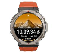 Reiteag Sekoda GPS Smartwatch Double Fréquence, Plus de 170 Données De Fitness et De Santé, Autonomie De La Batterie De 15 Jours, Fréquence Cardiaque et SPO₂, Étanche, (Orange)