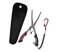 REITINGE 3. Pince de pêche multi-outils tressés pour ligne coupante, extracteur de crochet avec gaine et cordon enroulé Accessoire de pêche à long bec