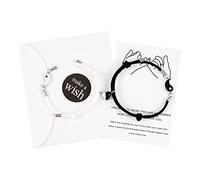 REITINGE Bracelets assortis pour bracelets Chi réglables en forme de cœur magnétique pour amitié, petit ami, petite amie, cadeau, Chain length 16-30cm, Métal