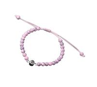 REITINGE Bracelets, élégant bracelet pour couple avec 100 langues I Loves You Projection en cristaux Pierre mate portable pour anniversaire, Projection stone diameter 7.5mm, Corde + pierre givrée en