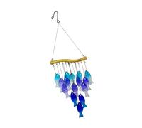 REITINGE Carillon à vent en fer antirouille pour ambiances musicales naturelles - Résistant aux intempéries - En fer et verre