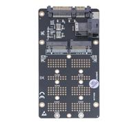 REITINGE Carte d'interfaces NVMe vers SATA3 et SFF 8643 pour mise à niveau facile des disques durs et sauvegarde des données Carte NVME