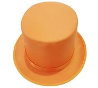 REITINGE Chapeau de magicien de carnaval pour adulte - Unisexe - Doux pour la peau - Haut plat pour homme - Bord court, D, taille unique