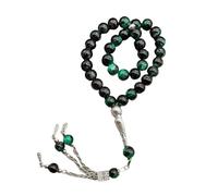 REITINGE Chapelet de prière bouddhiste confortable et léger en résine avec 33 perles - Bijou spirituel pour rituels de pleine conscience - Accessoire de poignet spirituel élégant, taille unique, Comme