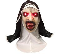 REITINGE Couvre-tête complète pour nonne - Accessoires de fête - Costumes de nonne avec œil lumineux - Couvre-chef d'Halloween