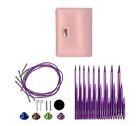 REITINGE Ensemble d'aiguilles à tricoter circulaires courtes et rondes de 3,0 à 6,0 mm - Taille circulaire interchangeable