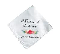 REITINGE Ensemble de mouchoirs raffinés essentiels de mariage ornés de bordures en dentelle pour événements formels pour mariée et demoiselles d'honneur, a, taille unique