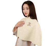 REITINGE Épaulière portable en coton pour femmes, châle de sommeil pour maman, Petit ours riz whi, taille unique