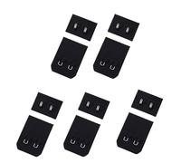 REITINGE Extensions de soutien-gorge pour femme - 1 rangée de 2 crochets - Élastique doux et extensible - Sangle d'extension réglable, Deux boutons noirs, taille unique