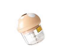 REITINGE Hachoir miniature sans fil en acier inoxydable - Récipient en verre - Hachoir à viande délicat pour ail, viande, purée, nourriture pour bébé, broyeur d'ail portable