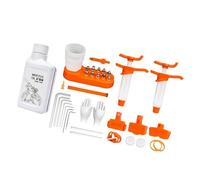 REITINGE Kit de purge de frein pour vélo - Huile minérale - Disque hydraulique - Outil professionnel - Huiles de vélo de route - Freins minéraux - Kit de changement de purge de frein hydraulique