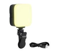 REITINGE Lampe de téléphone réglable avec supports de griffe 3000 K-6500 K pour la création de contenu en continu en studio, lumière de remplissage de téléphone pour le streaming